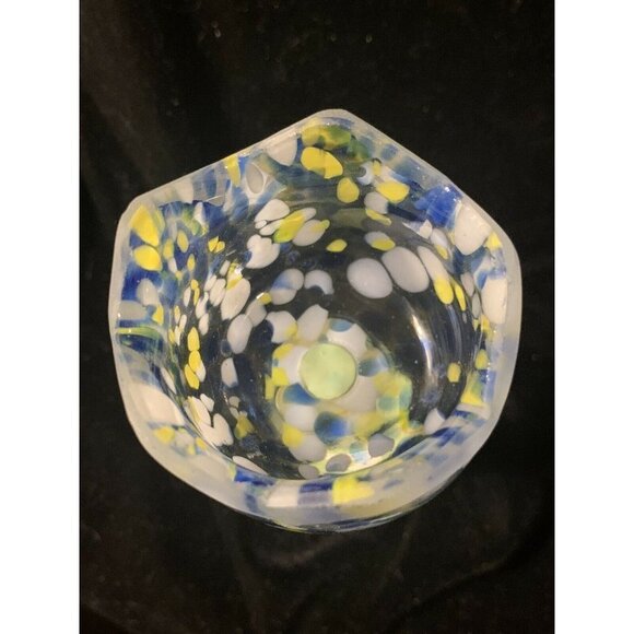 Cottage Chic Shabby Style Metal Glass Tulip Flower Tea Light Candle Holder - Picture 8 of 10